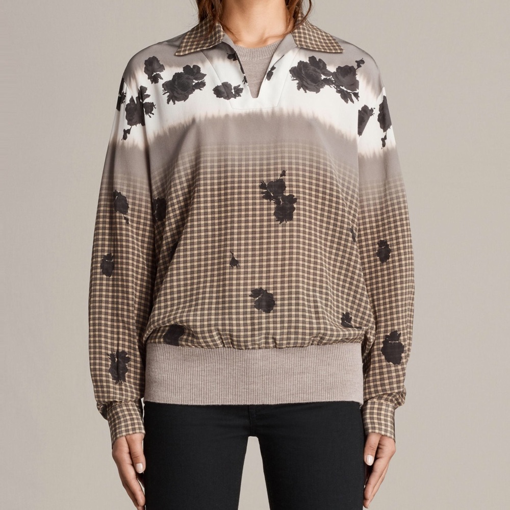 AllSaints silk top NWT!